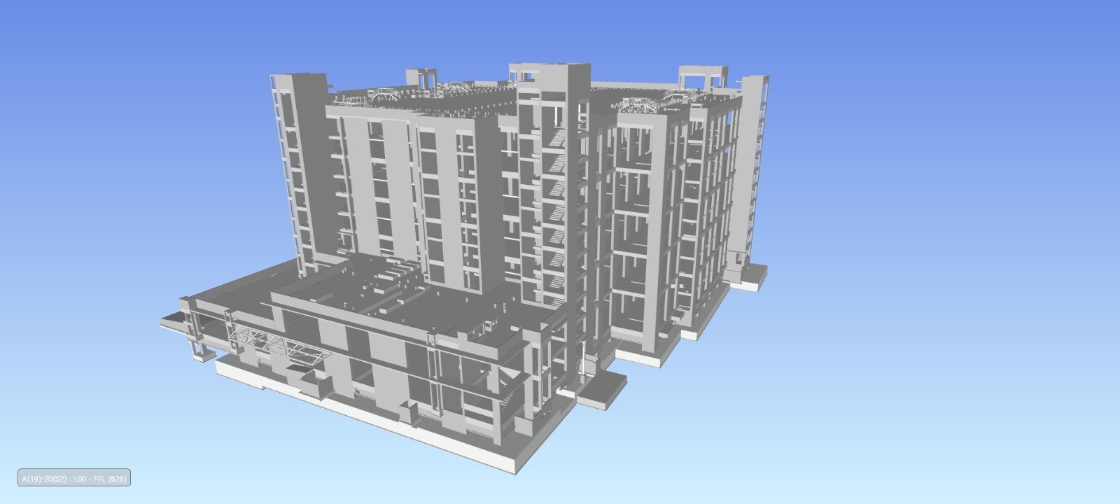 Architectural BIM blueprint
