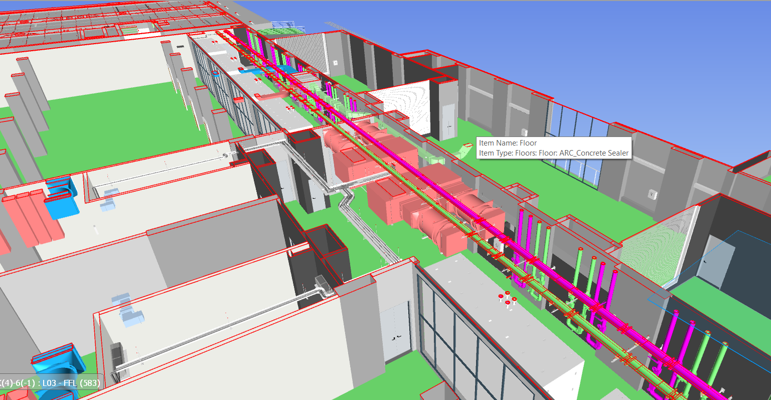 Architectural BIM blueprint