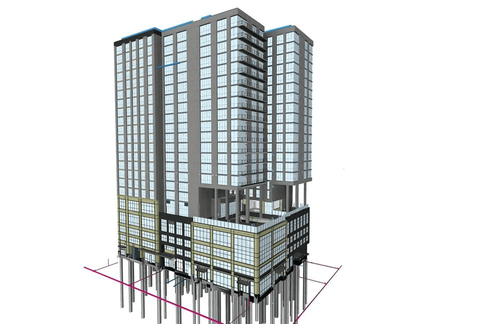 Architectural BIM blueprint