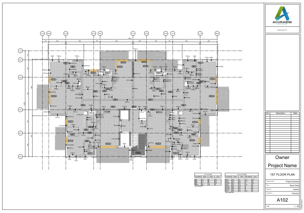 Architectural BIM blueprint
